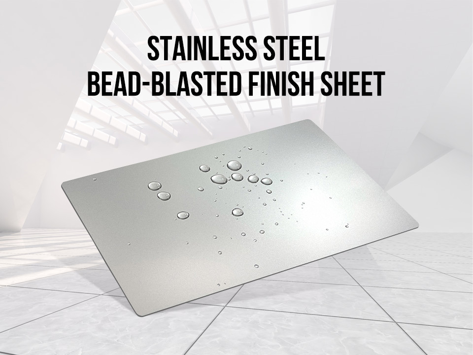 Sandblasted Stainless Steel Finish